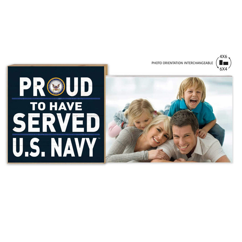 Floating Picture Frame Military Proud to Served Navy