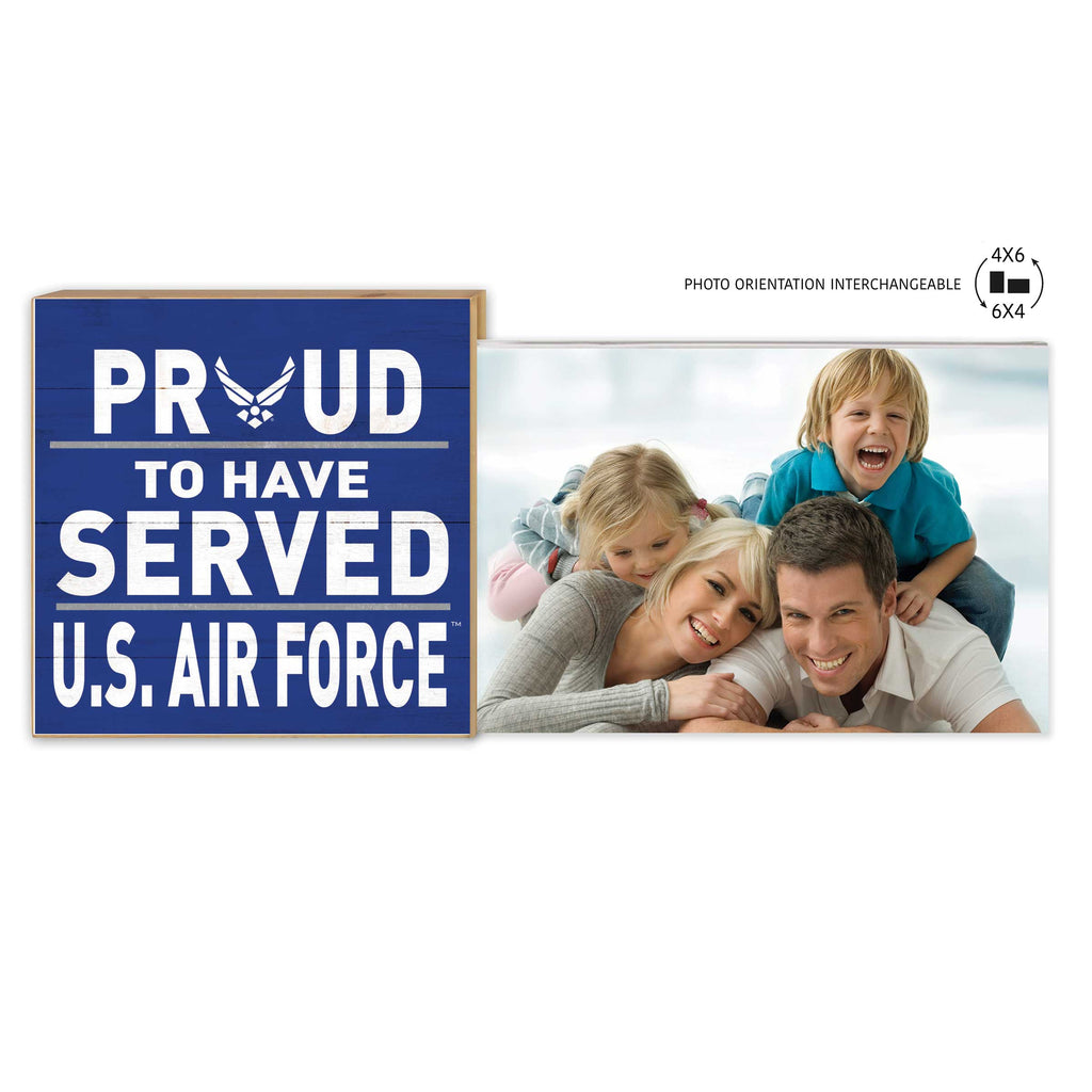 Floating Picture Frame Military Proud to Served Air Force