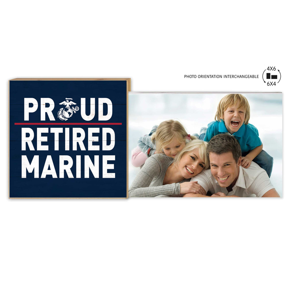 Floating Picture Frame Military Retired Marines
