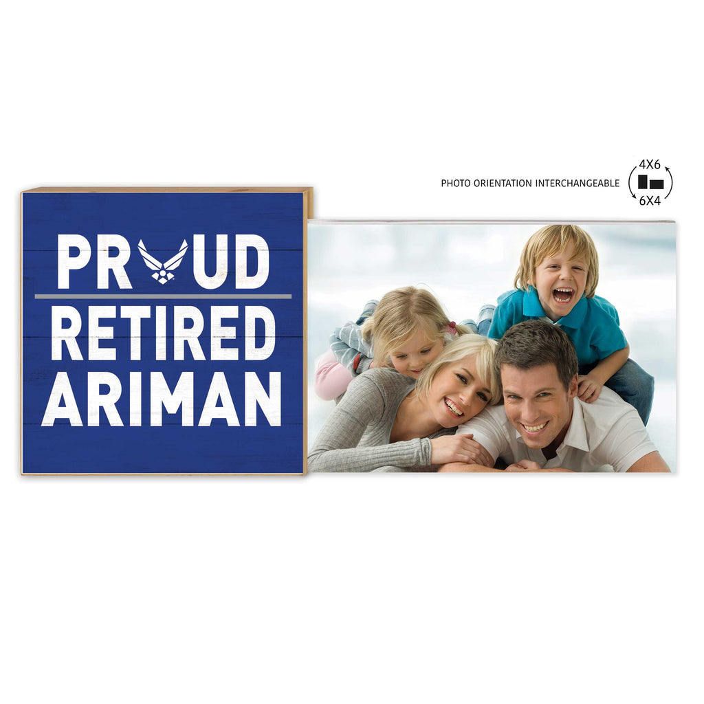 Floating Picture Frame Military Retired Air Force