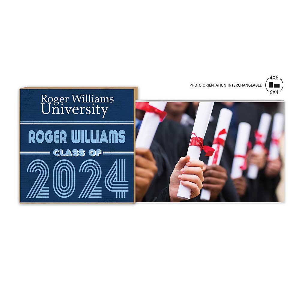 Floating Picture Frame Class of Grad Roger Williams University Hawks