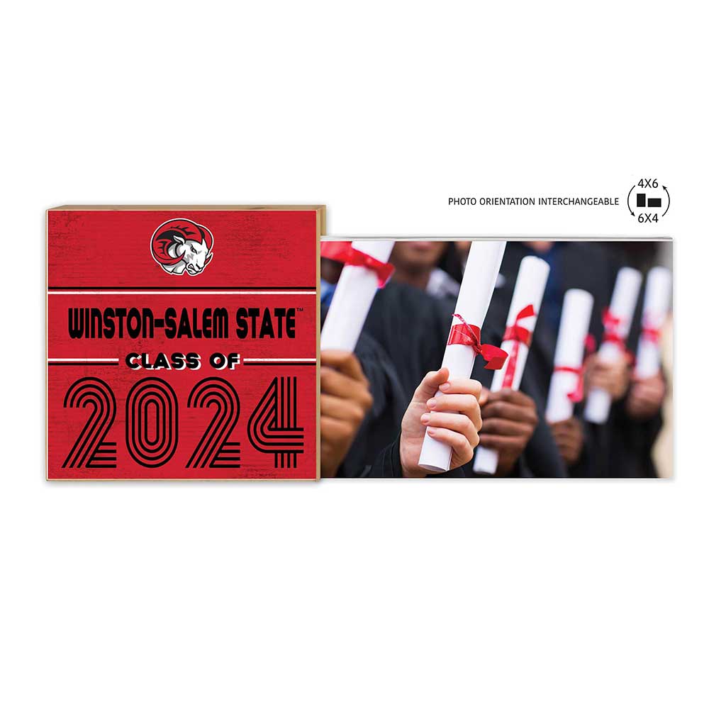 Floating Picture Frame Class of Grad Winston-Salem State Rams