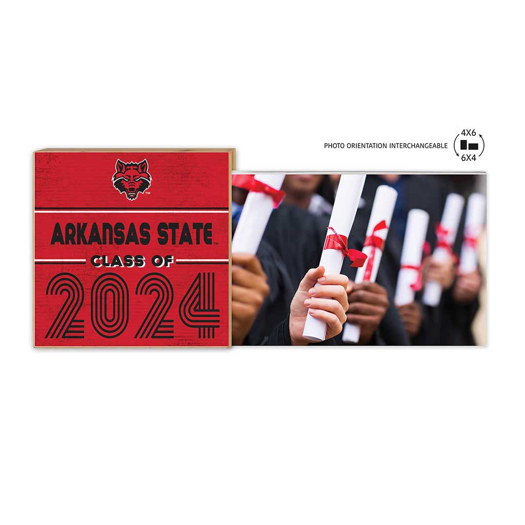 Floating Picture Frame Class of Grad Arkansas State Red Wolves