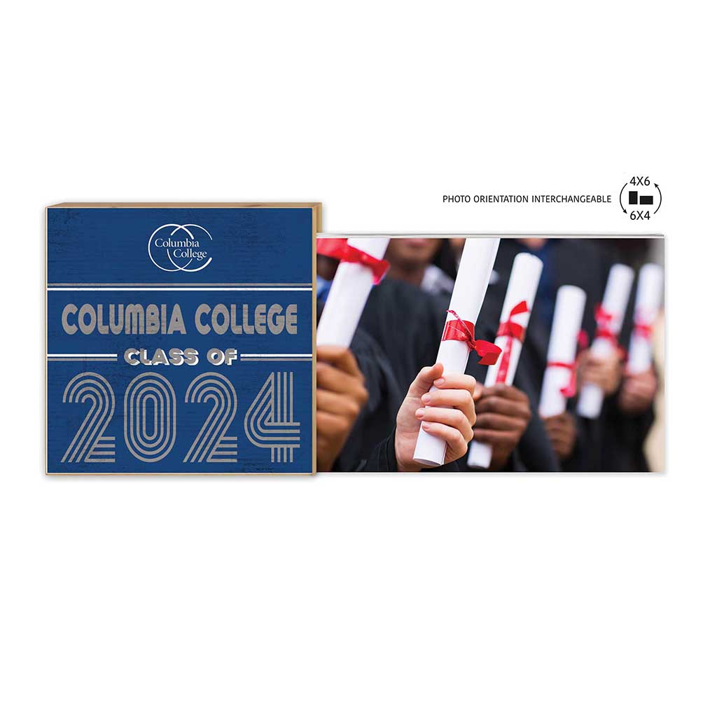 Floating Picture Frame Class of Grad Columbia College Cougars