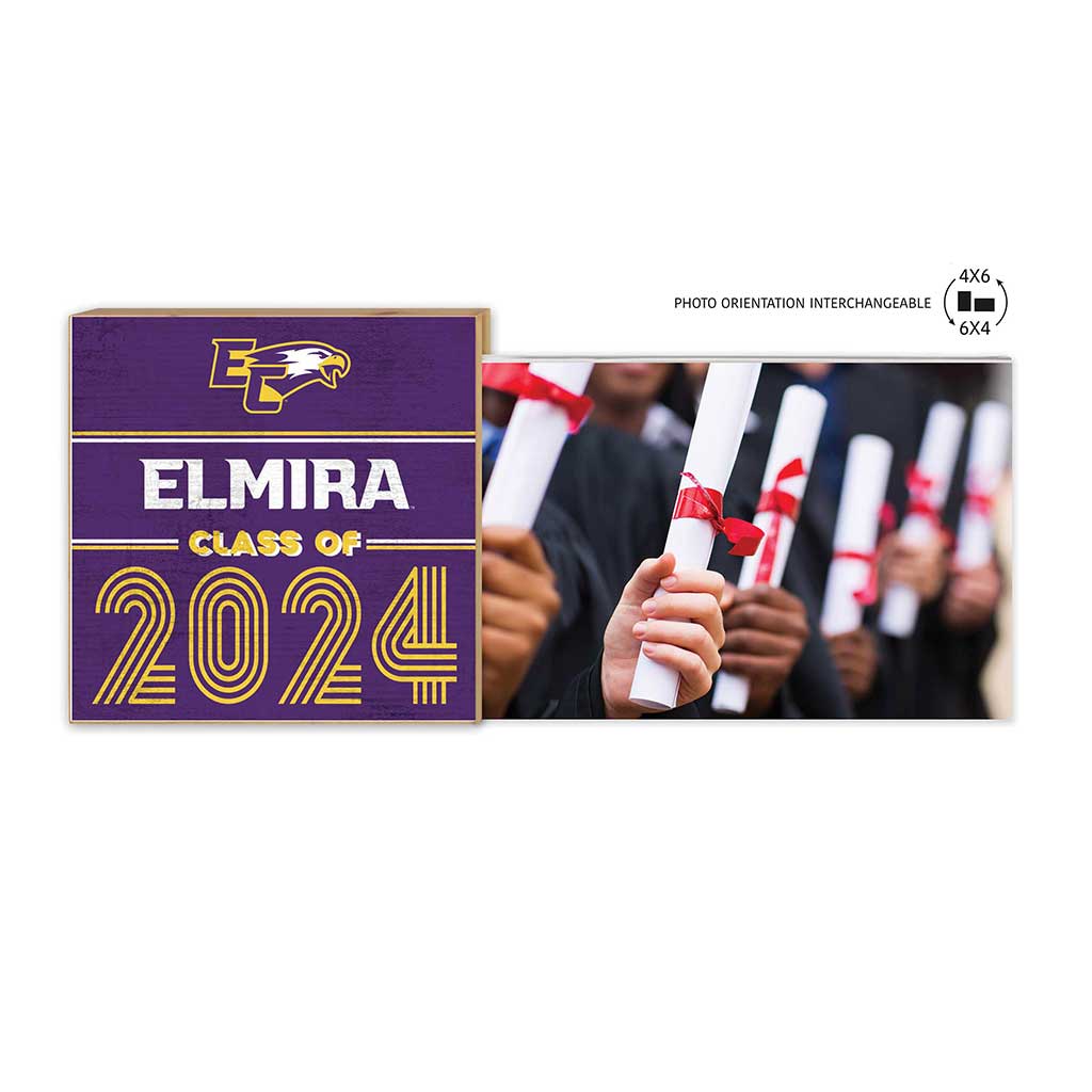 Floating Picture Frame Class of Grad Elmira College Soaring Eagles