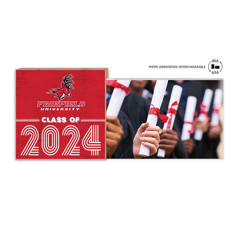 Floating Picture Frame Class of Grad Fairfield Stags