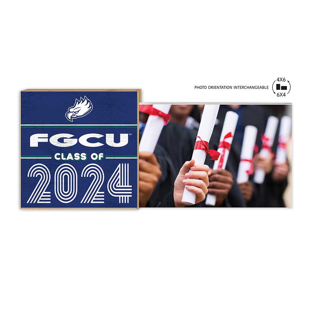 Floating Picture Frame Class of Grad Florida Gulf Coast Eagles