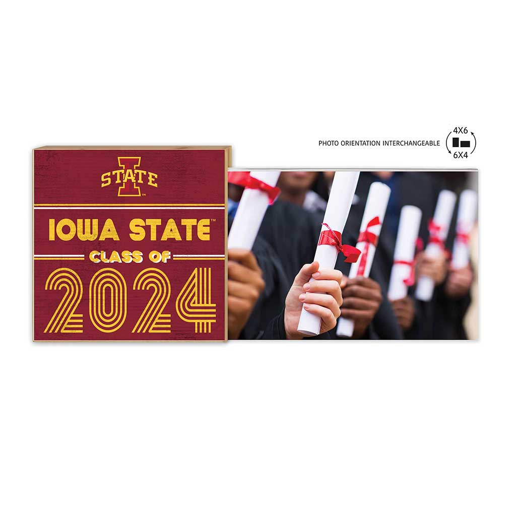 Floating Picture Frame Class of Grad Iowa State Cyclones