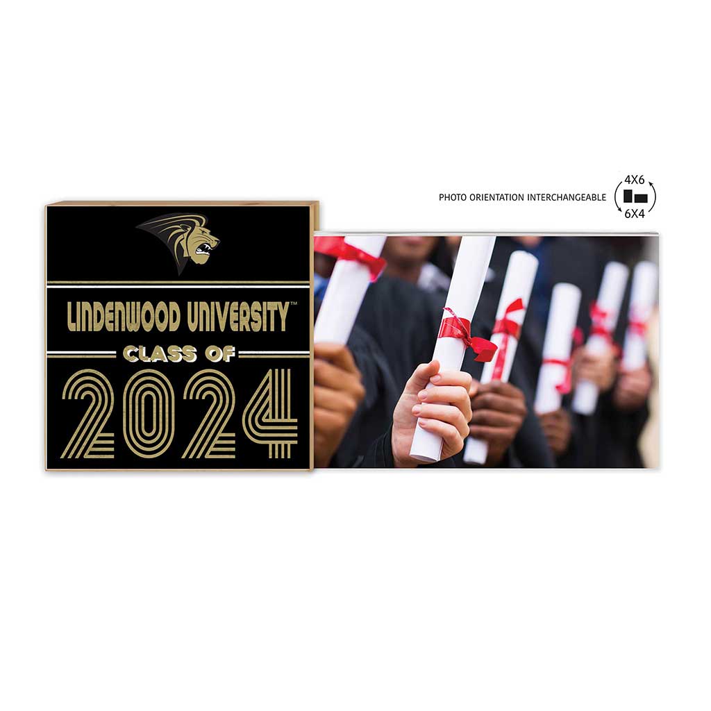 Floating Picture Frame Class of Grad Lindenwood Lions