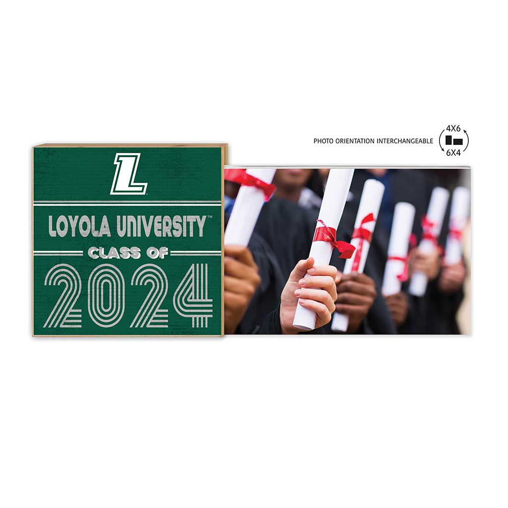 Floating Picture Frame Class of Grad Loyola University Greyhounds