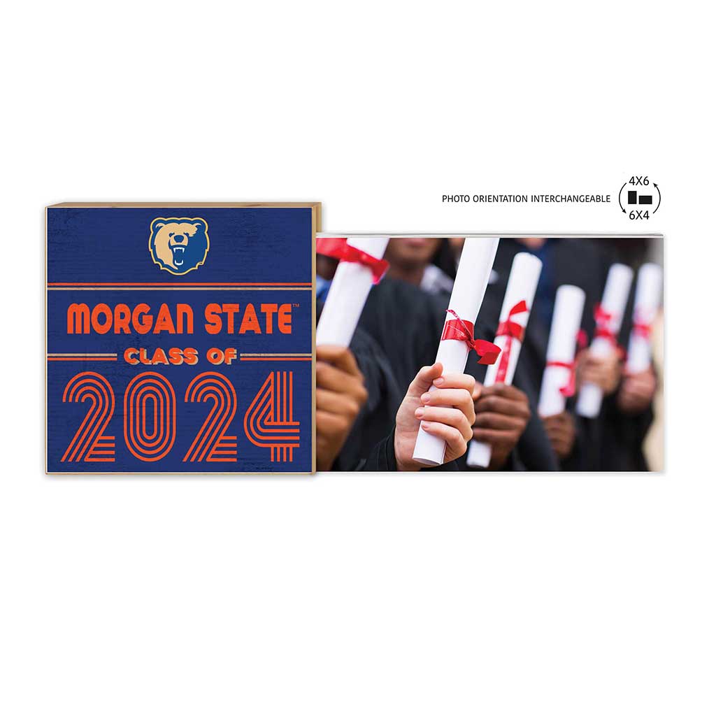 Floating Picture Frame Class of Grad Morgan State Bears