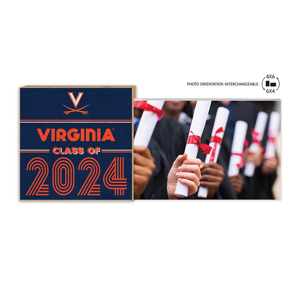 Floating Picture Frame Class of Grad Virginia Cavaliers