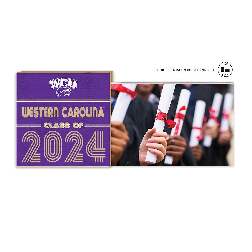 Floating Picture Frame Class of Grad Western Carolina Catamounts
