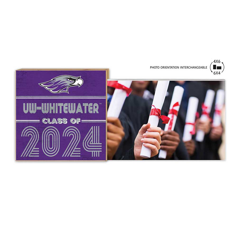 Floating Picture Frame Class of Grad University of Wisconsin Whitewater Warhawks