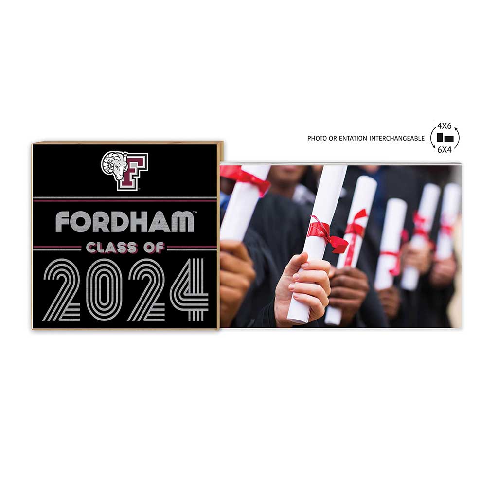 Floating Picture Frame Class of Grad Fordham Rams