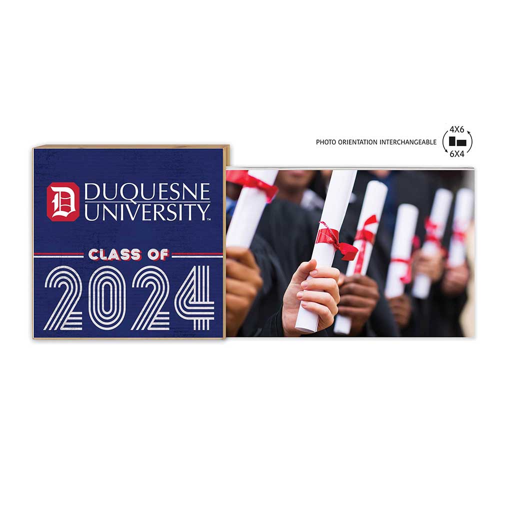 Floating Picture Frame Class of Grad Duquesne Dukes