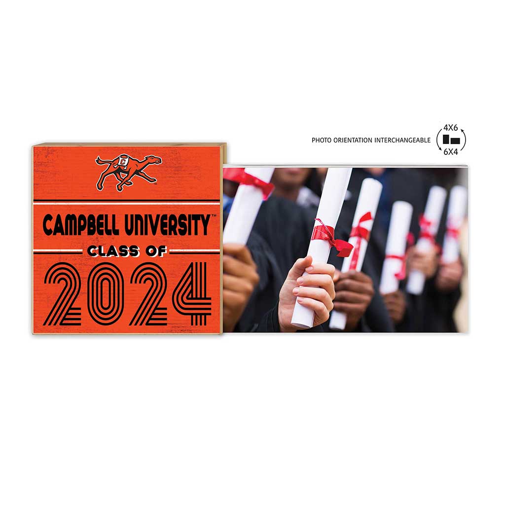 Floating Picture Frame Class of Grad Campbell University Fighting Camels