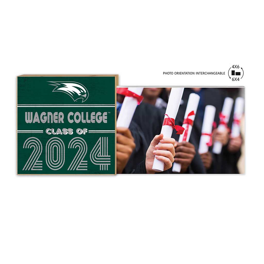 Floating Picture Frame Class of Grad Wagner Seahawks