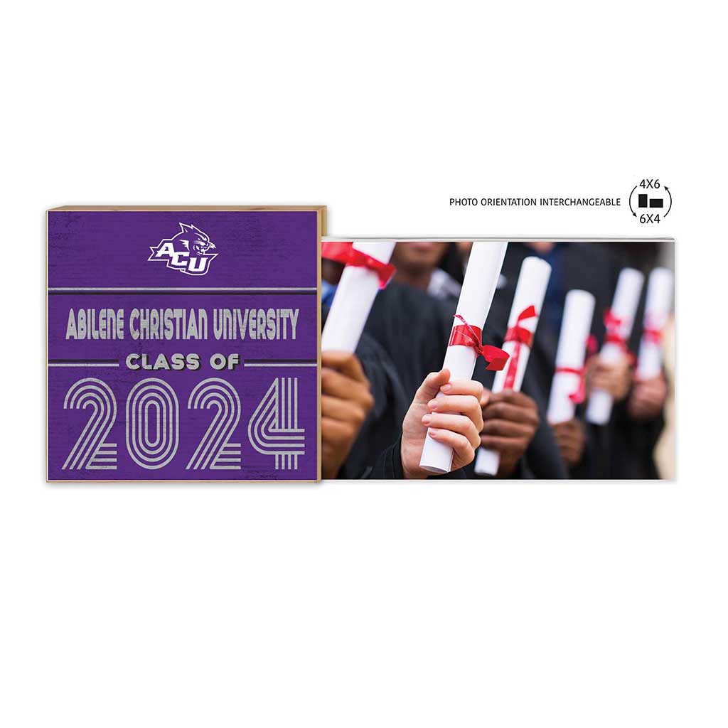 Floating Picture Frame Class of Grad Abilene Christian Wildcats