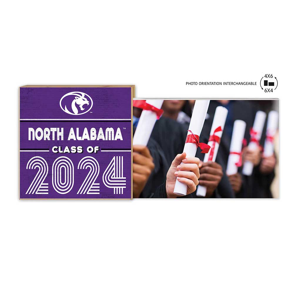 Floating Picture Frame Class of Grad North Alabama Lions