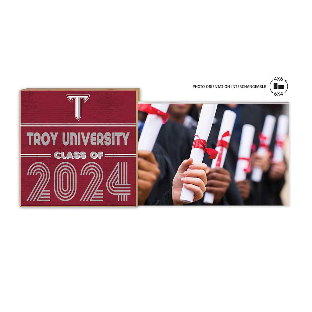 Floating Picture Frame Class of Grad Troy Trojans