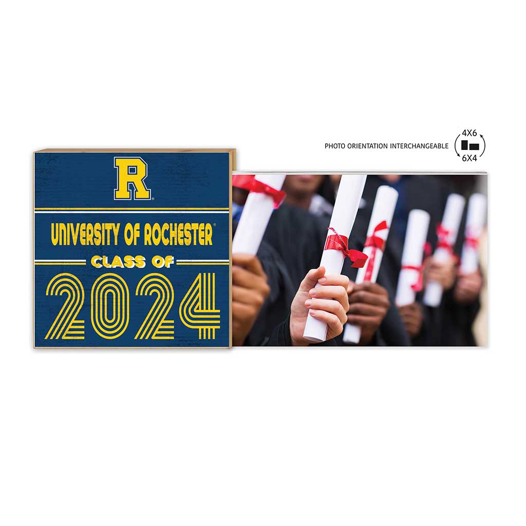 Floating Picture Frame Class of Grad University of Rochester Yellowjackets