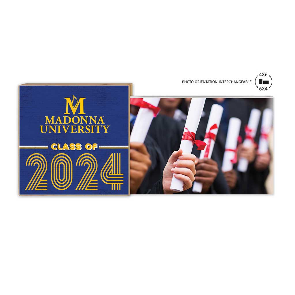 Floating Picture Frame Class of Grad Madonna University Crusaders