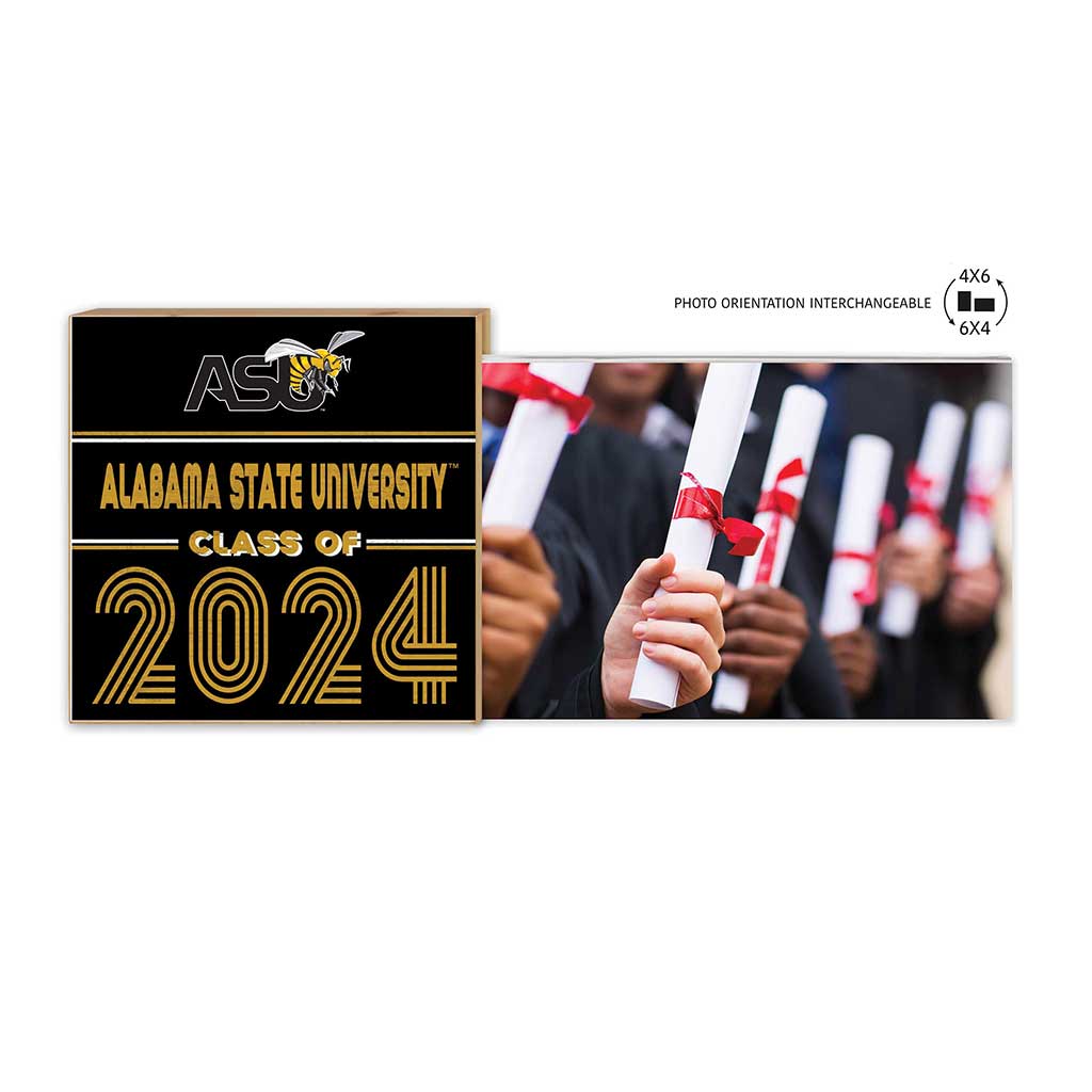 Floating Picture Frame Class of Grad Alabama State HORNETS