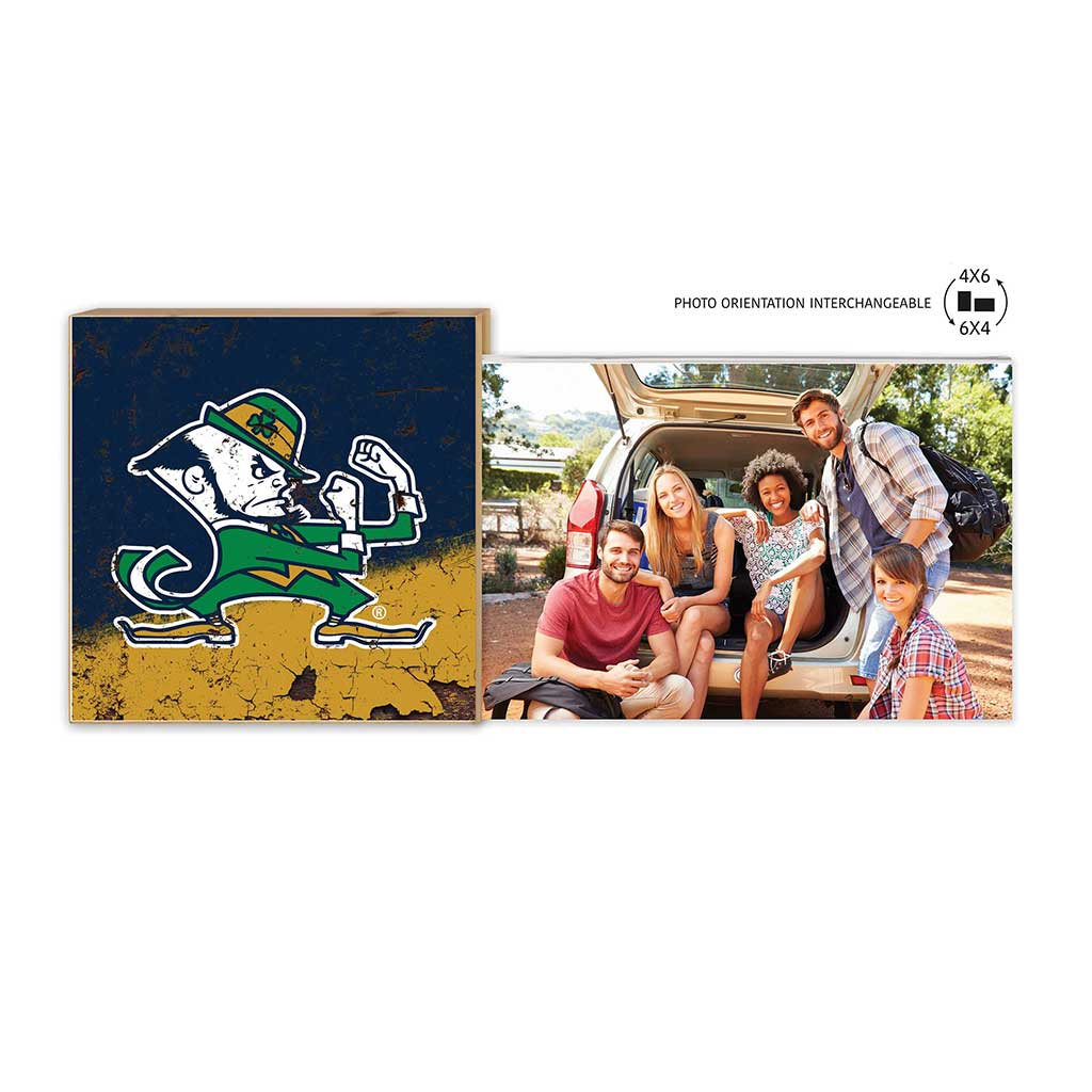 Floating Picture Frame Retro Team Crackle Notre Dame Fighting Irish