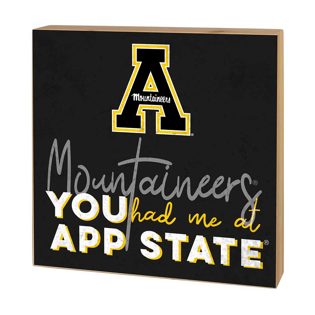 5x5 Block You Had Me at Appalachian State Mountaineers