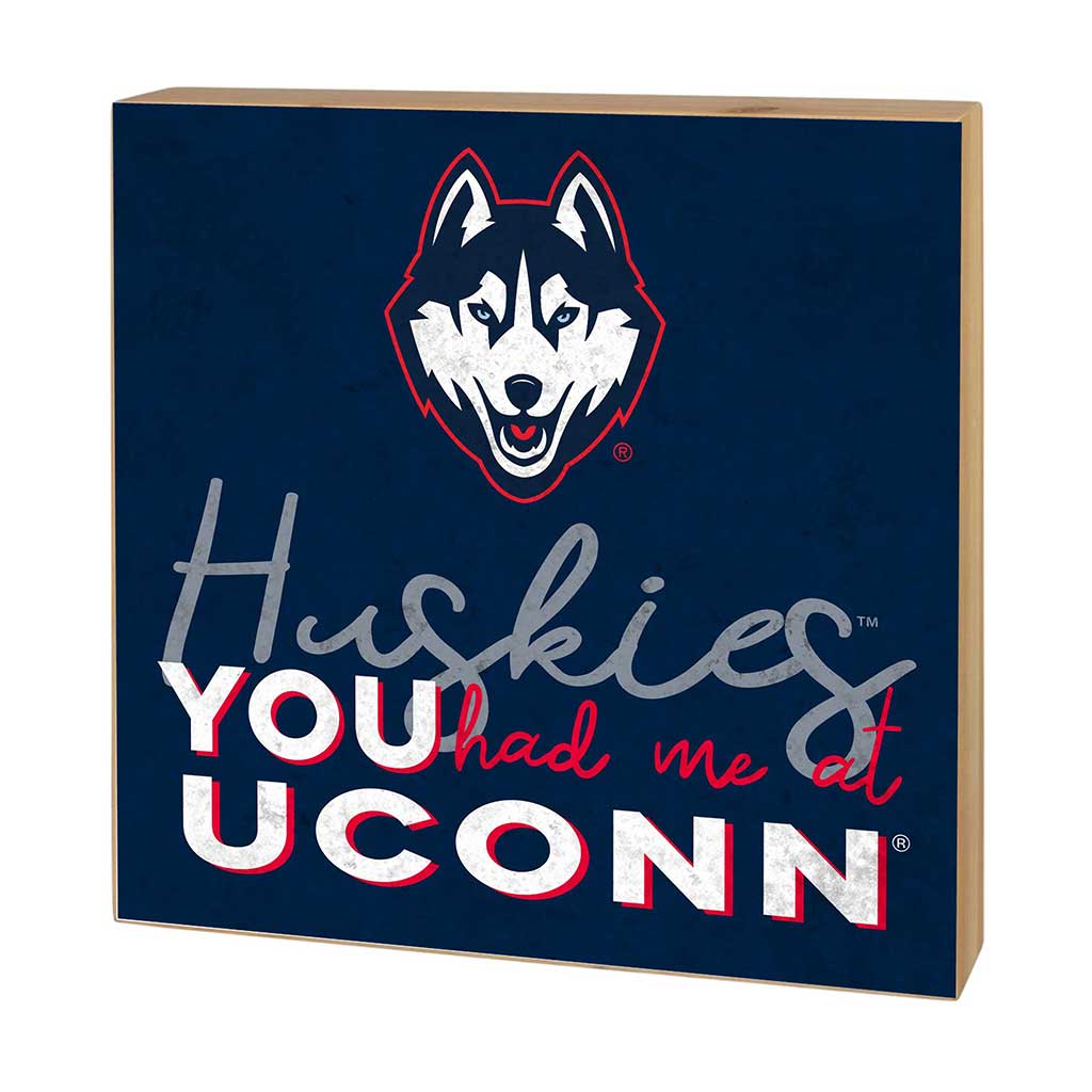 5x5 Block You Had Me at Connecticut Huskies