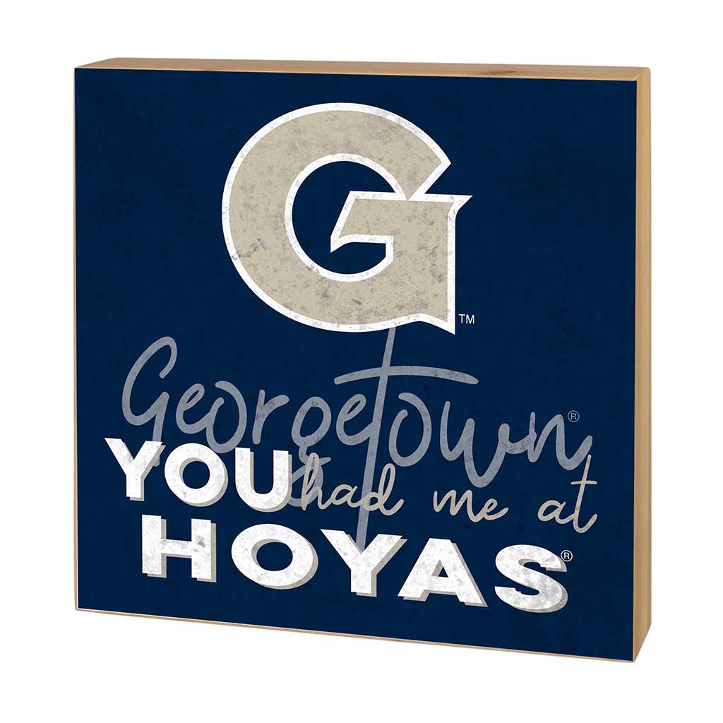 5x5 Block You Had Me at Georgetown Hoyas
