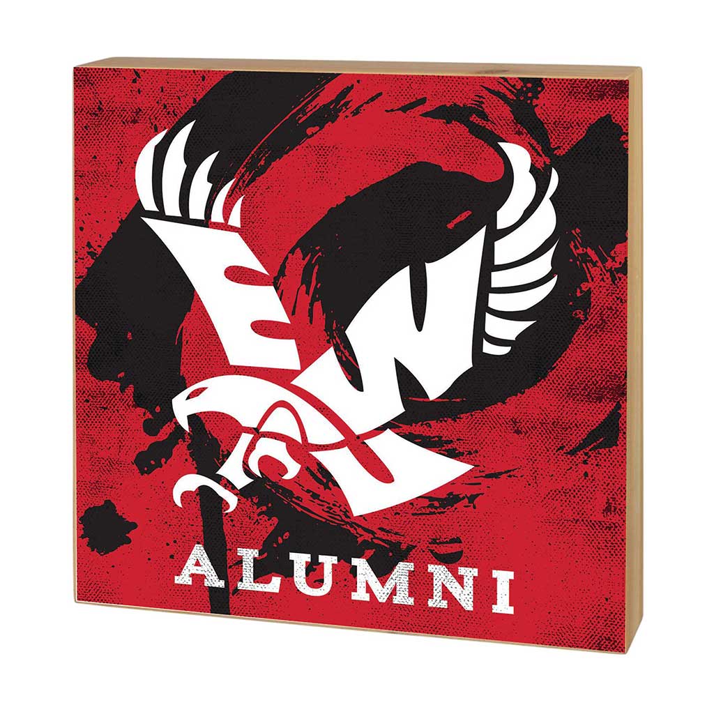 5x5 Block Color Splash Alumni Eastern Washington Eagles