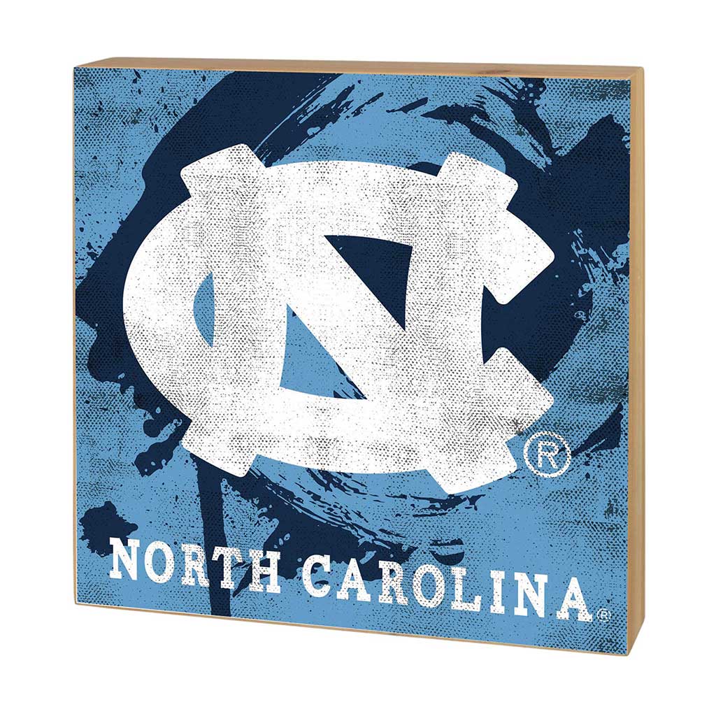 5x5 Block Color Splash North Carolina (Chapel Hill) Tar Heels