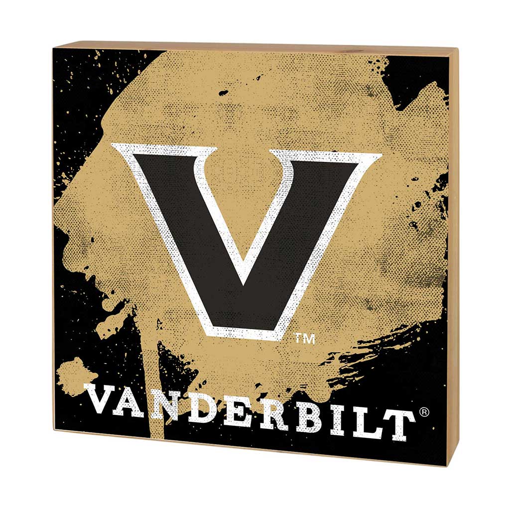 5x5 Block Color Splash Vanderbilt Commodores