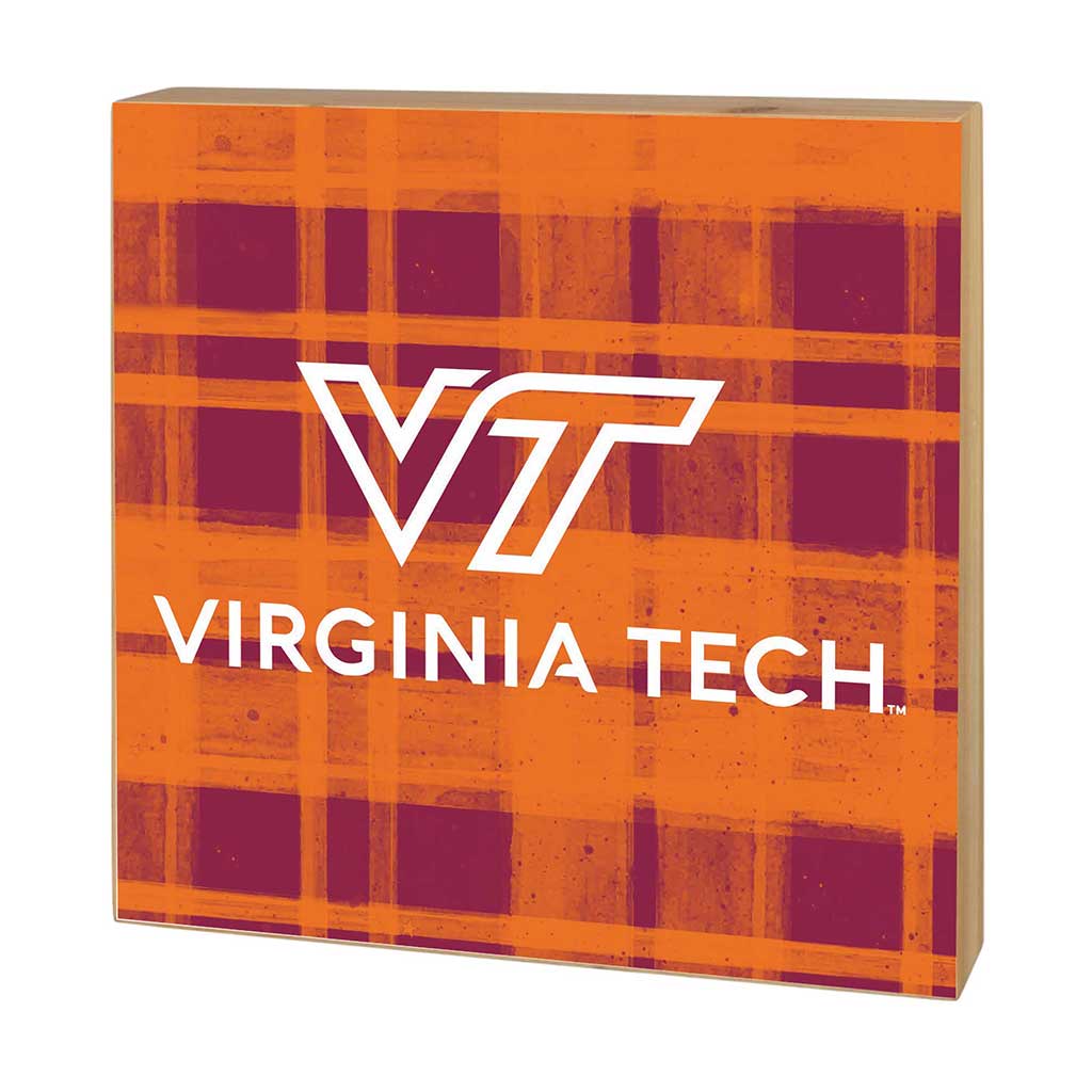 5x5 Block Plaid Virginia Tech Hokies