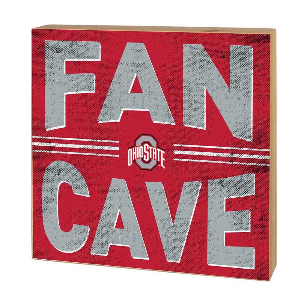 5x5 Block Fan Cave Ohio State Buckeyes