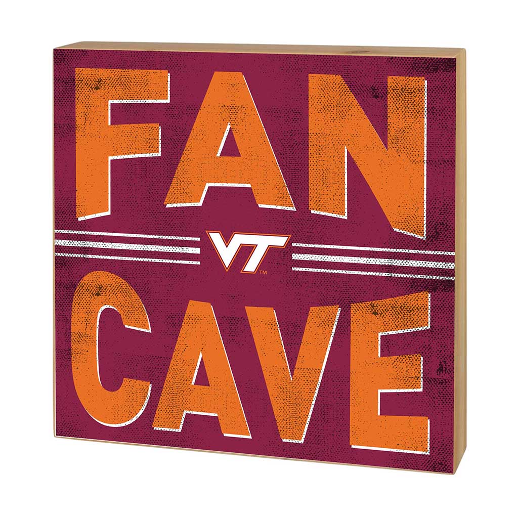 5x5 Block Fan Cave Virginia Tech Hokies