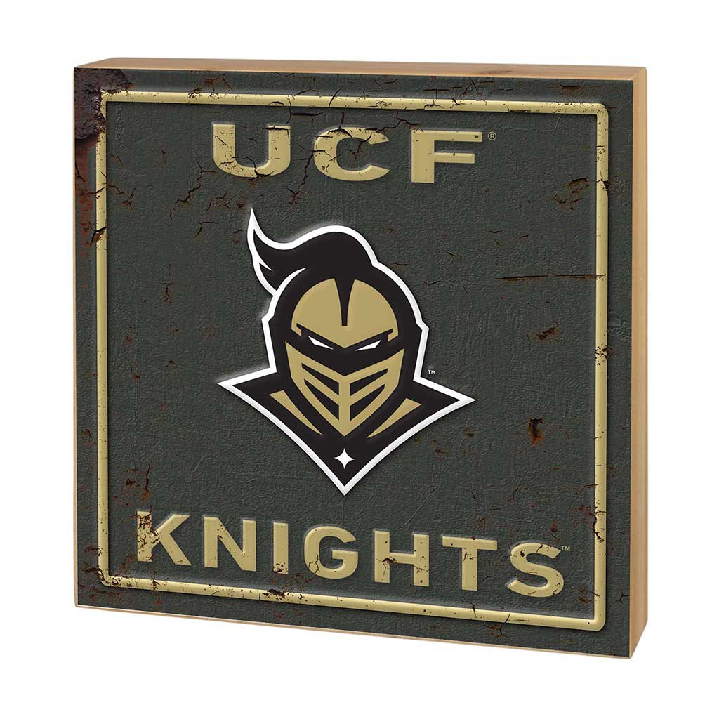 5x5 Block Faux Rusted Tin Central Florida Knights