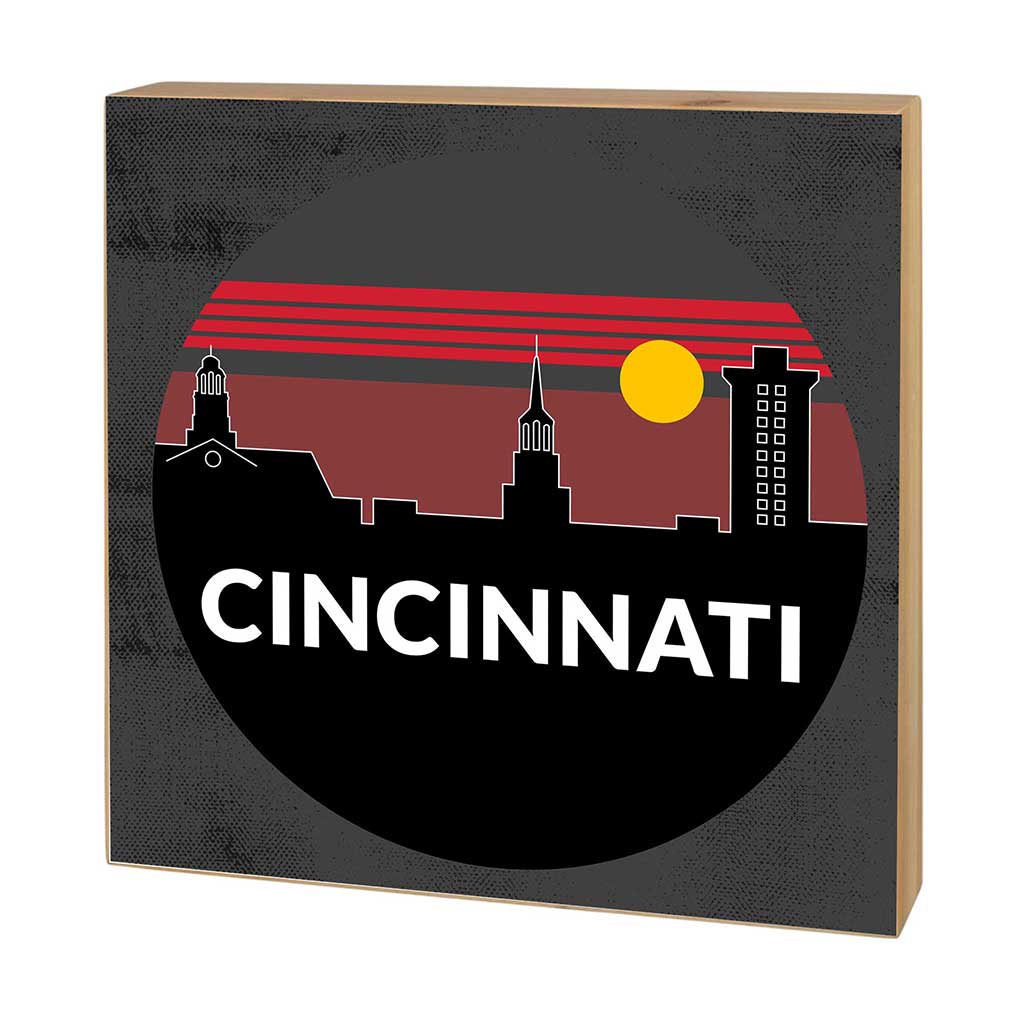 5x5 UScape Skyline Block Cincinnati Bearcats