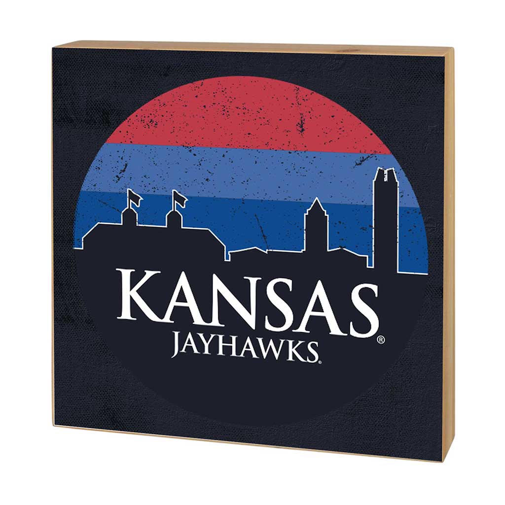 5x5 UScape Skyline Block Kansas Jayhawks