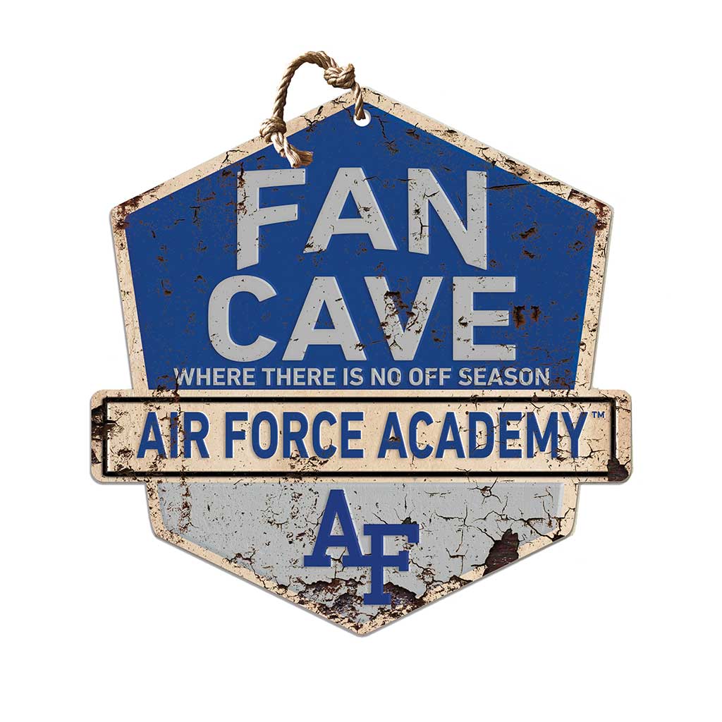 Rustic Badge Fan Cave Sign Air Force Academy Falcons