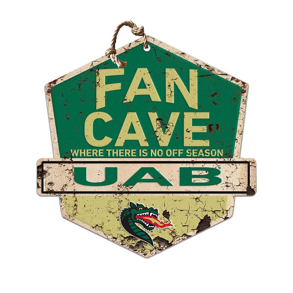 Rustic Badge Fan Cave Sign Alabama Birmingham Blazers
