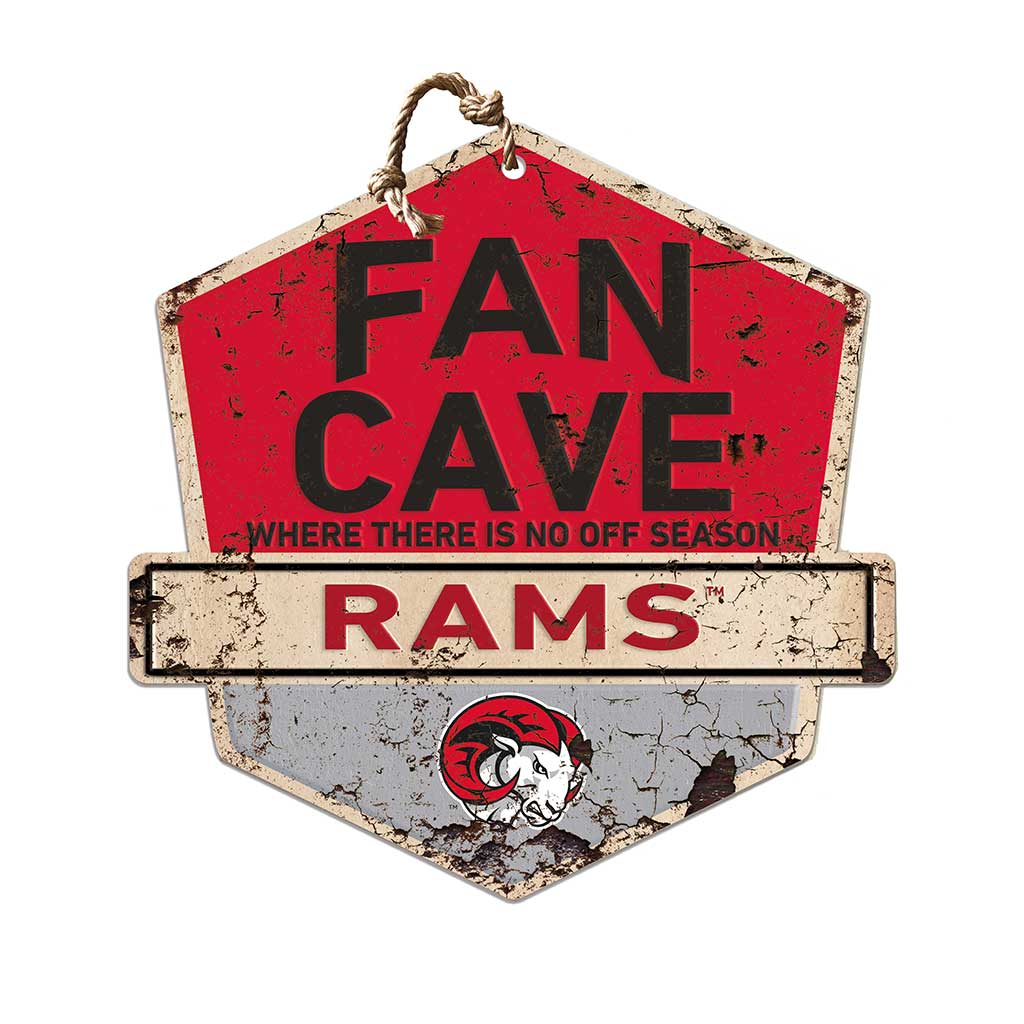 Rustic Badge Fan Cave Sign Winston-Salem State Rams