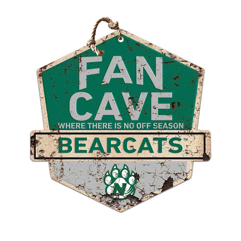 Rustic Badge Fan Cave Sign Northwest Missouri State University Bearcats