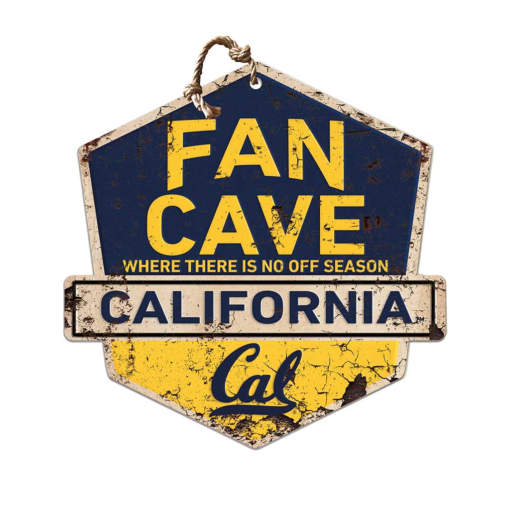Rustic Badge Fan Cave Sign California (Berkeley) Golden Bears
