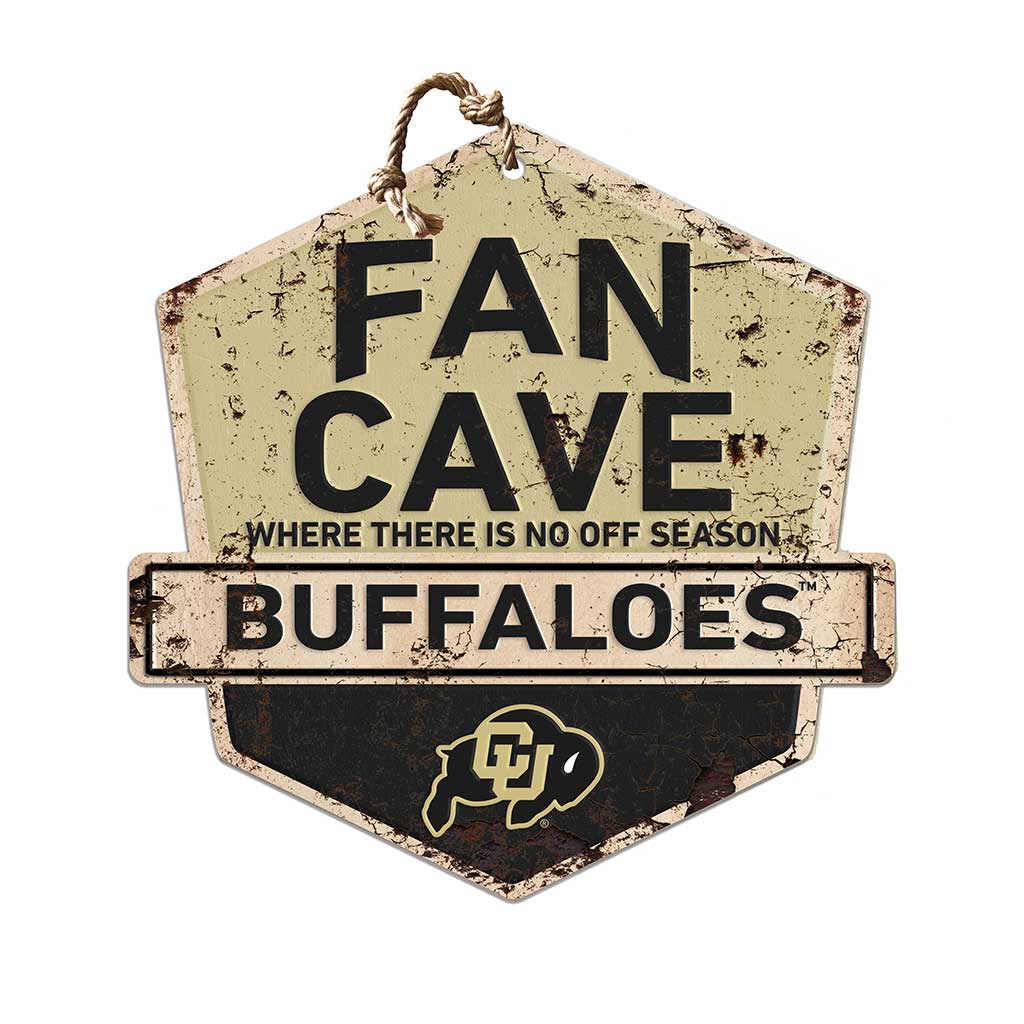Rustic Badge Fan Cave Sign Colorado (Boulder) Buffaloes