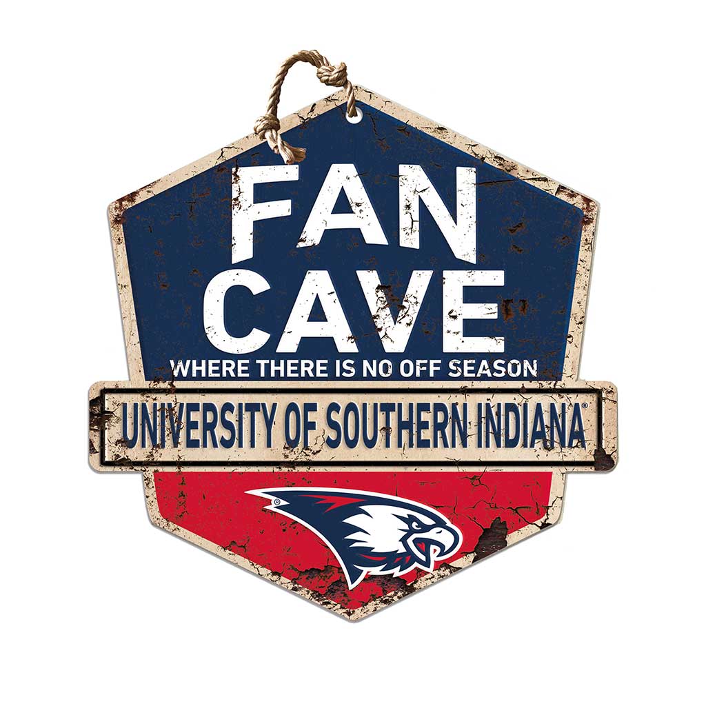 Rustic Badge Fan Cave Sign Southern Indiana Screaming Eagles