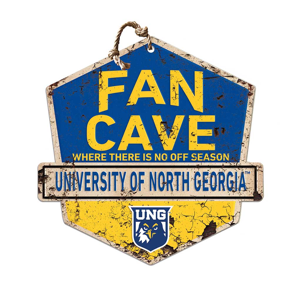 Rustic Badge Fan Cave Sign The University of North Georgia Nighthawks