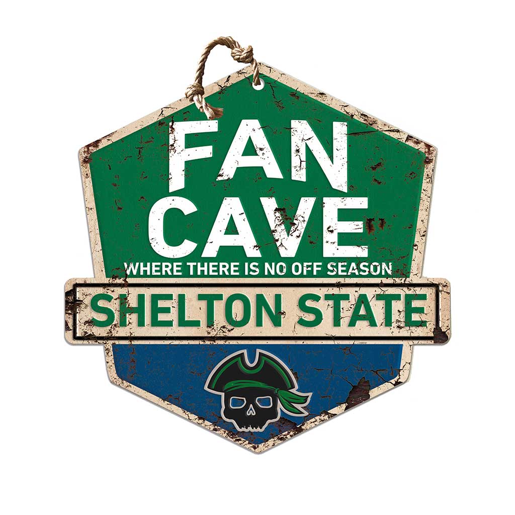 Rustic Badge Fan Cave Sign Shelton State Community College Buccaneers